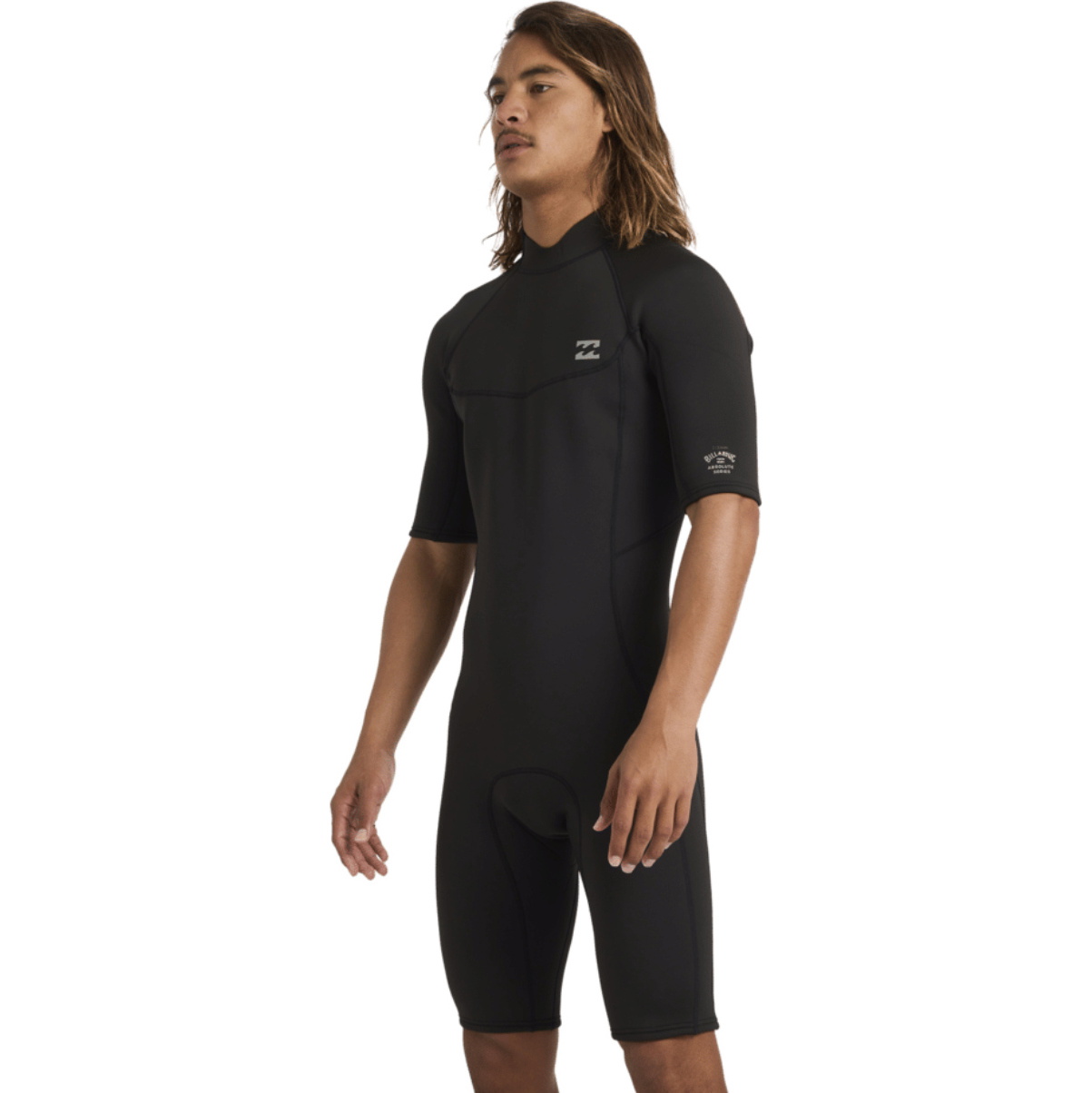 2026 Billabong Herre Absolute 2mm Back Zip Shorty Våddragt 24AW251601 - Black